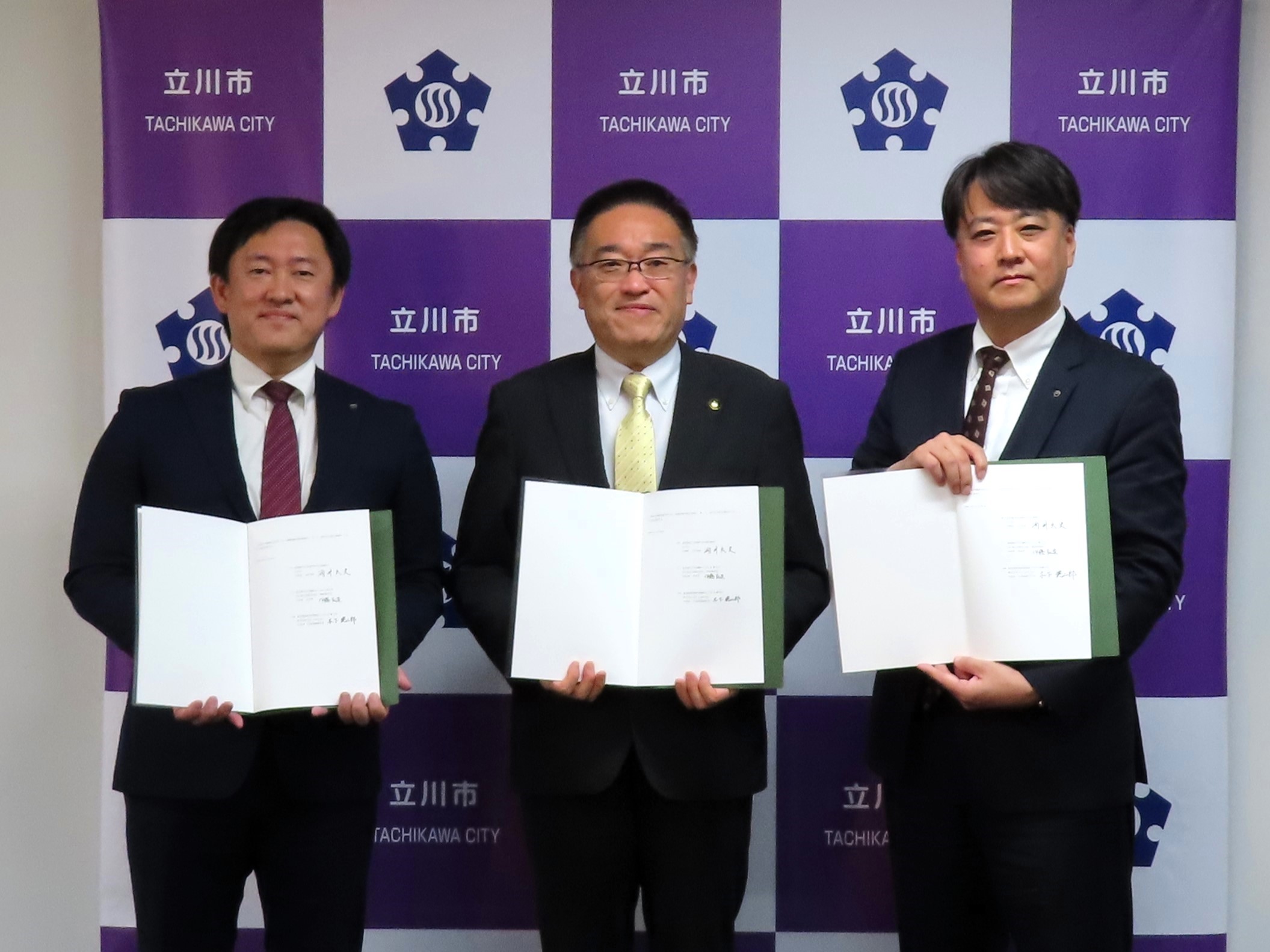 NTT東日本・NTT Landscape・立川市が「防災対策及び災害対応への協力に関する協定」を締結